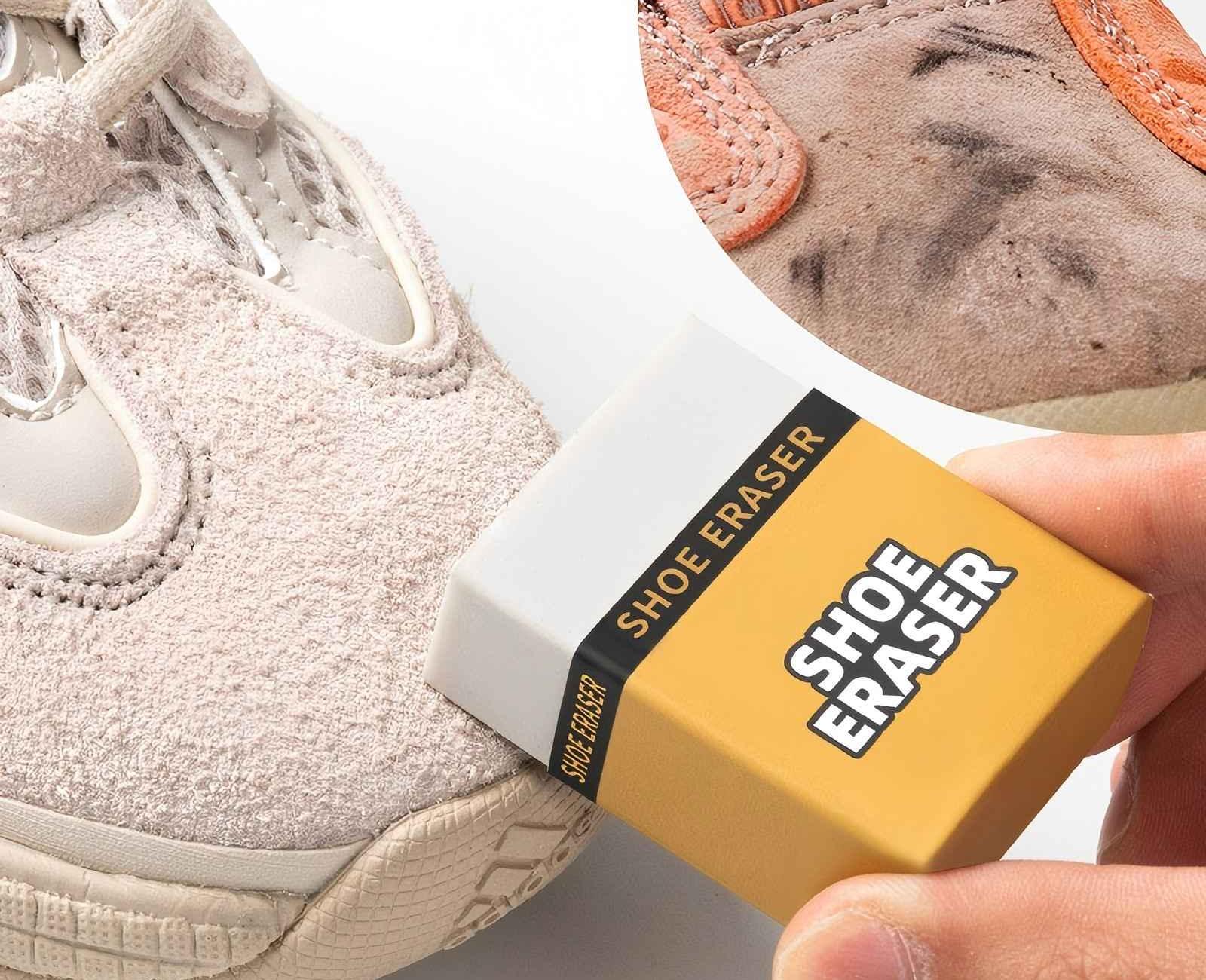 Sneaker Cleaner - ยางลบทำความสะอาดรองเท้า, ยางลบรองเท้าผ้าใบแบบพกพา ไม่ต้องซัก ขจัดคราบรองเท้า, แปรงยางลบคราบรองเท้า