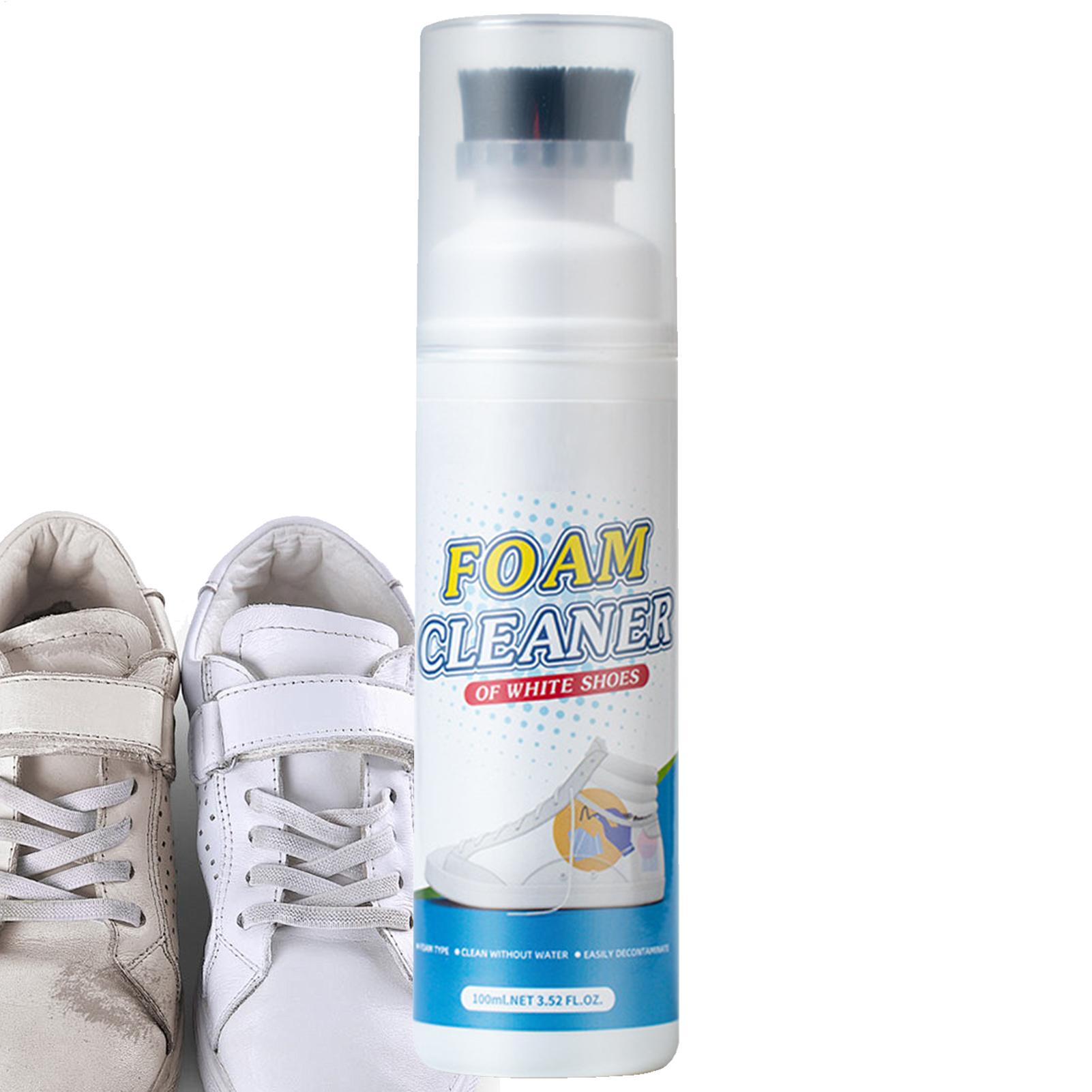 Sneaker Cleaner - น้ำยาทำความสะอาดรองเท้าแบบโฟม 100 มล. สำหรับรองเท้าสีขาว รองเท้าบูท รองเท้าผ้าใบ